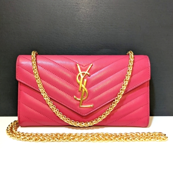 Yves Saint Laurent Handbags - 👑authentic👑 YSL Yves Saint Laurent Long Wallet Converted to crossbody